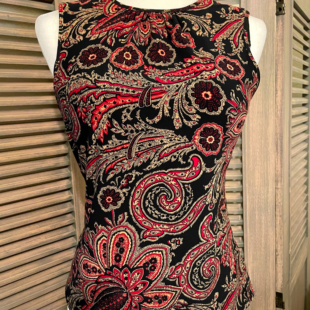 Chaps Medium Multi Colored Top